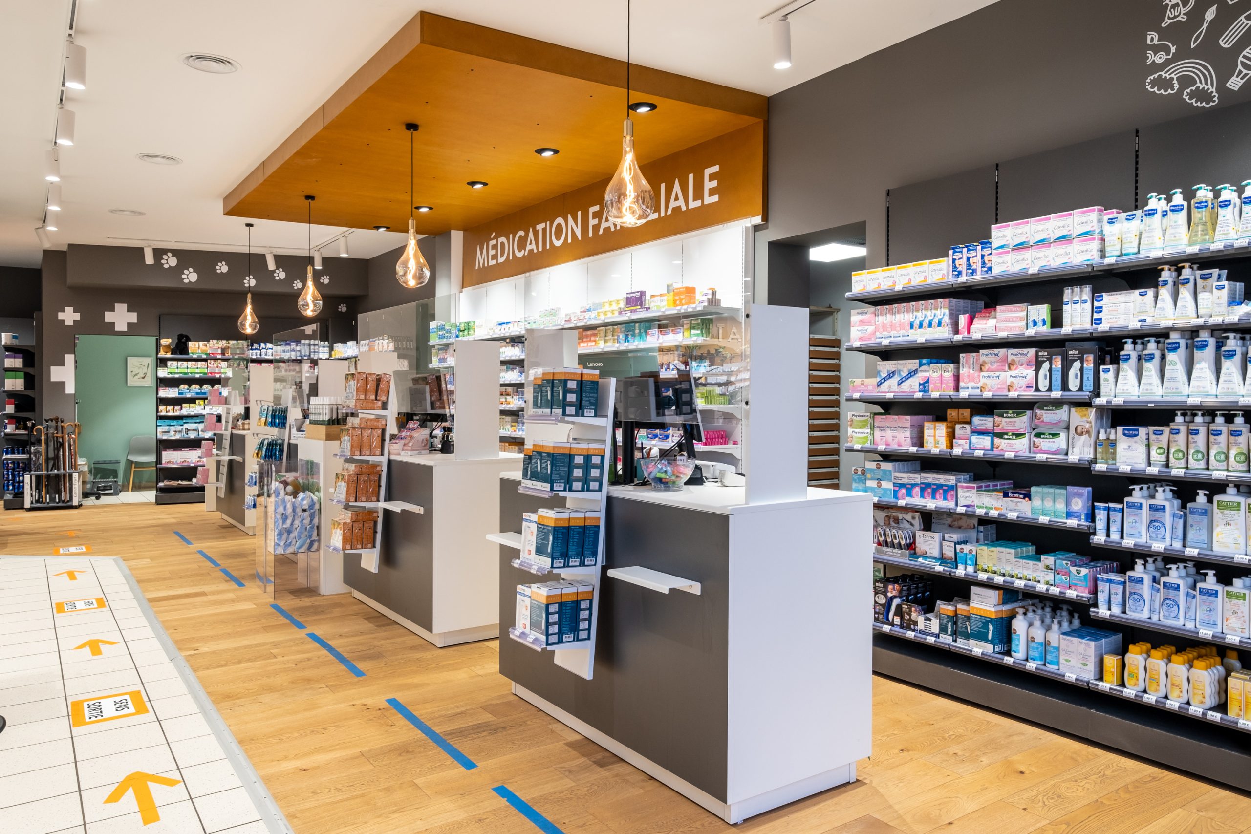 Mise en avant espace comptoirs