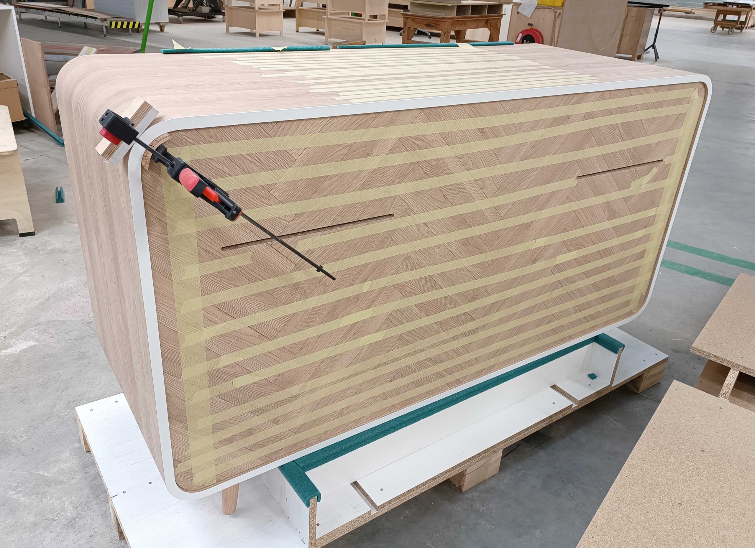 Fabrication comptoir sur-mesure.