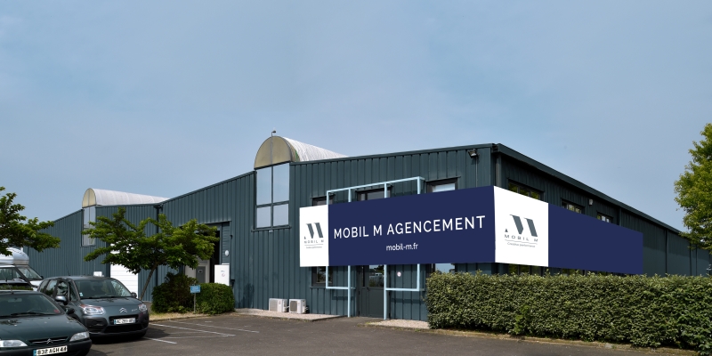 Photo qui montre l'usine Mobil M Agencement basée à Machecoul dans le 44