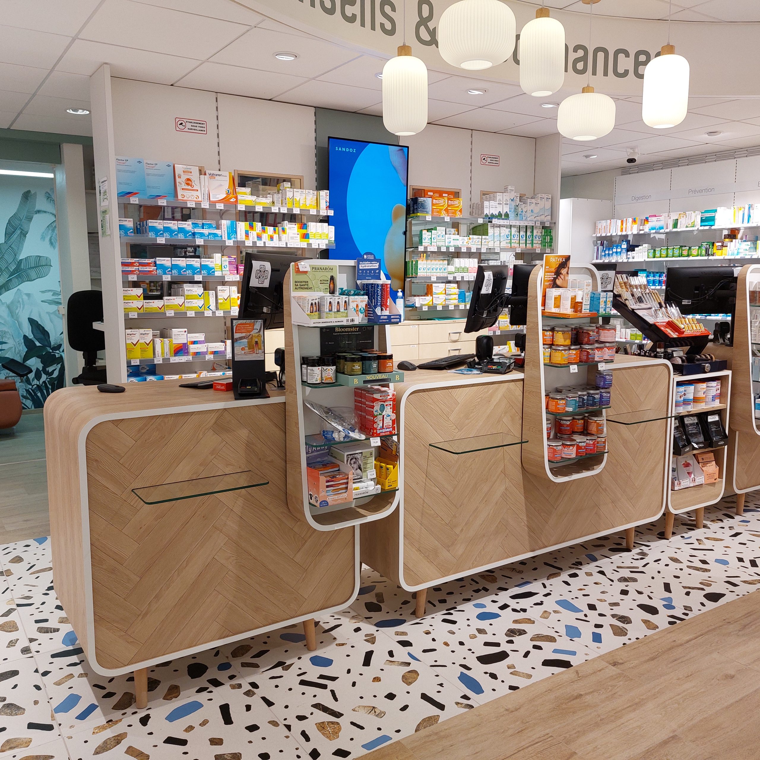 Comptoir sur-mesure années 50