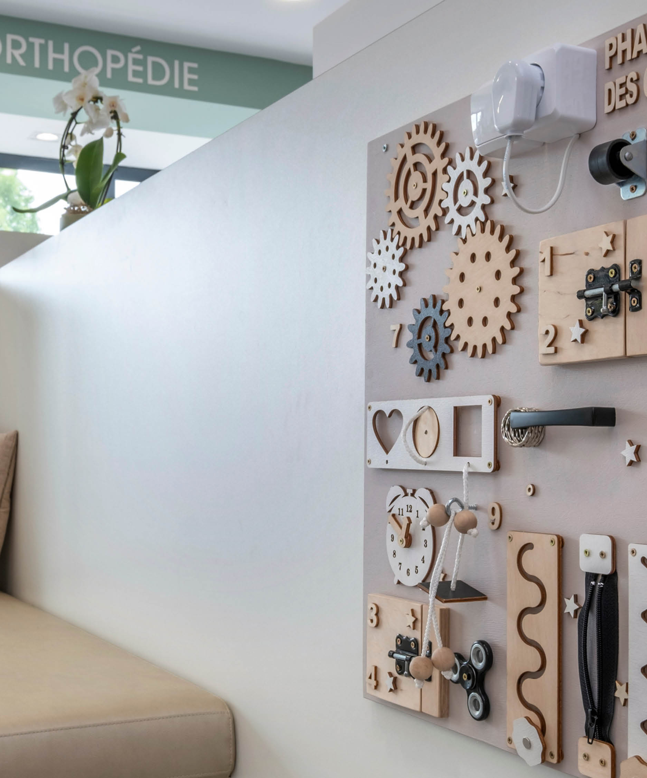 Espace enfant au sein de la pharmacie.