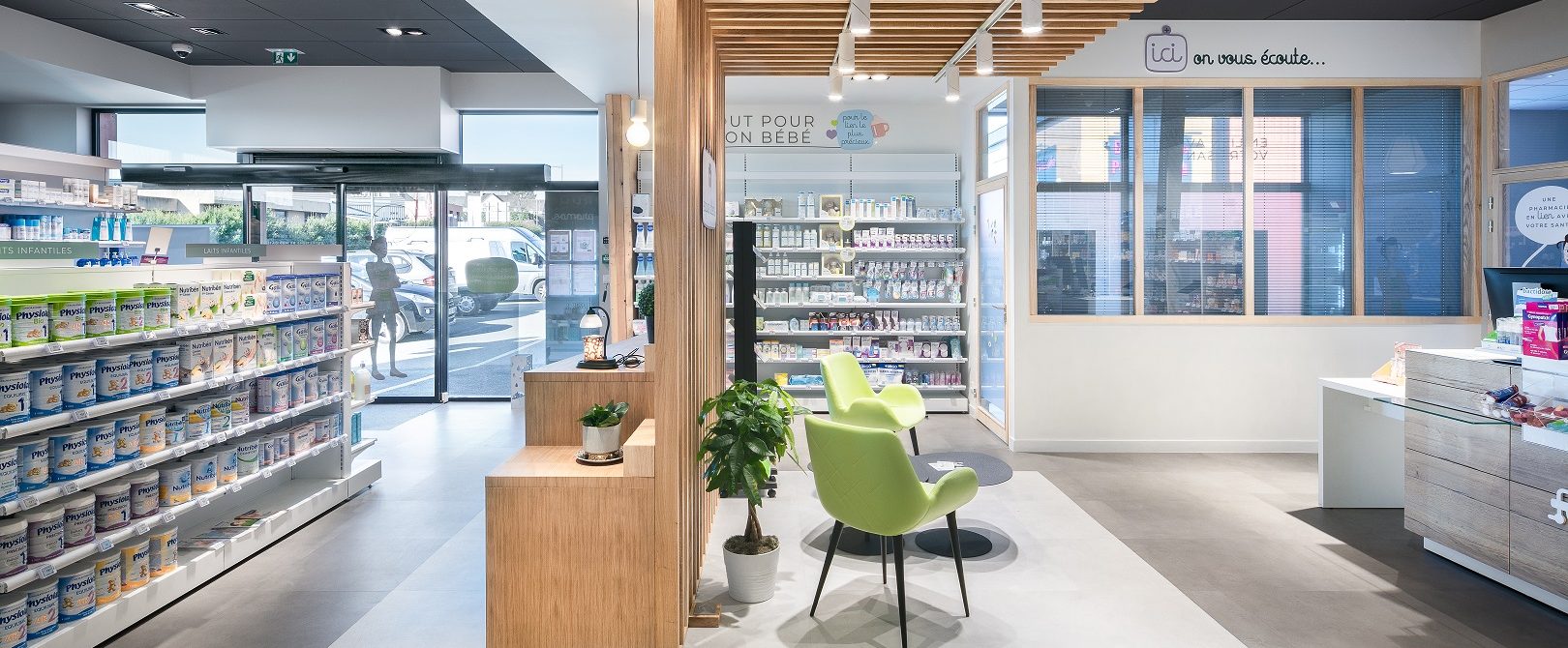 Bien être collaborateurs pharmacie aménagement