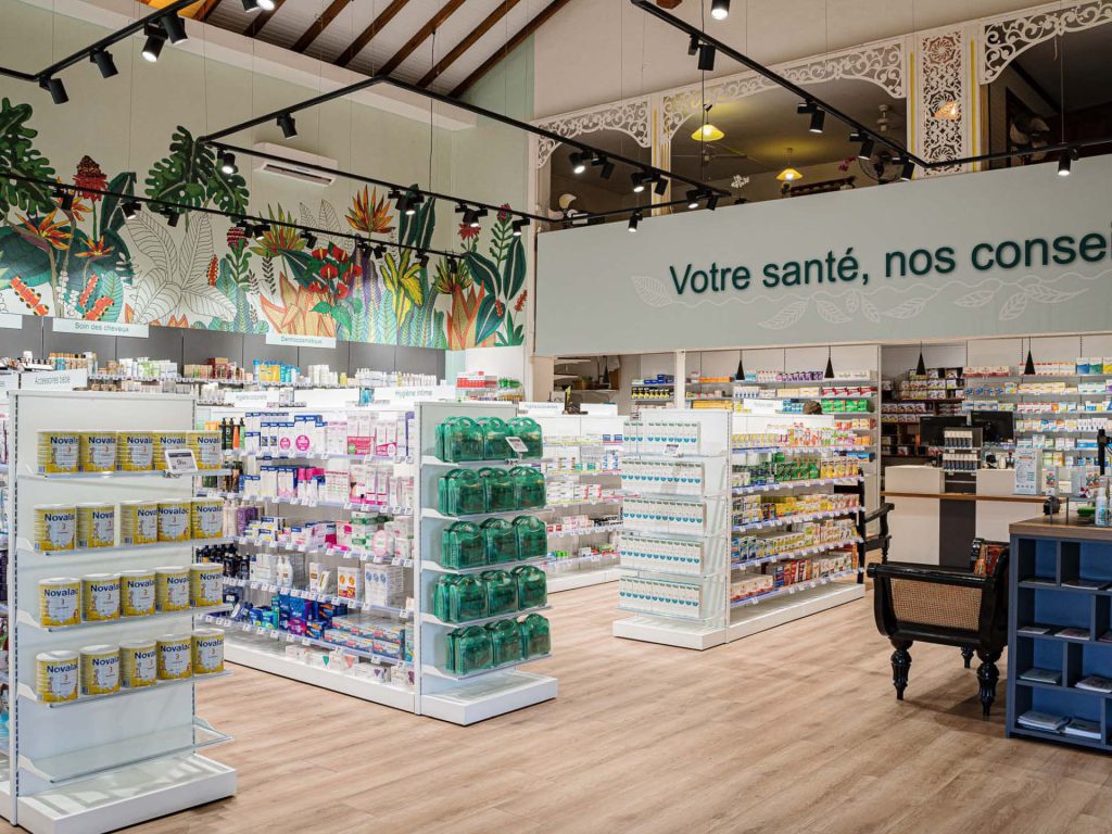 Espace de vente – Vue générale de l’espace de vente modernisé avec un agencement fluide et lumineux.