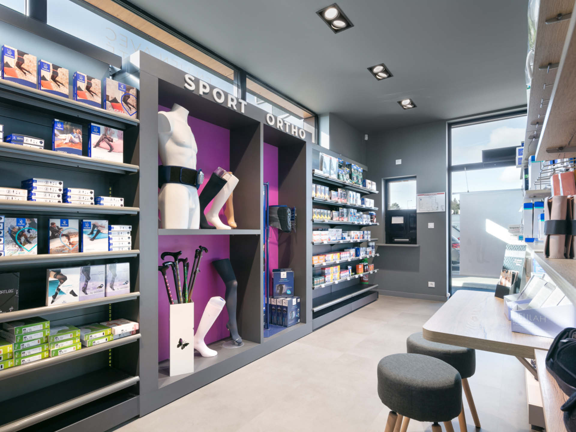 Espace sport et orthopédie moderne pour un conseil personnalisé