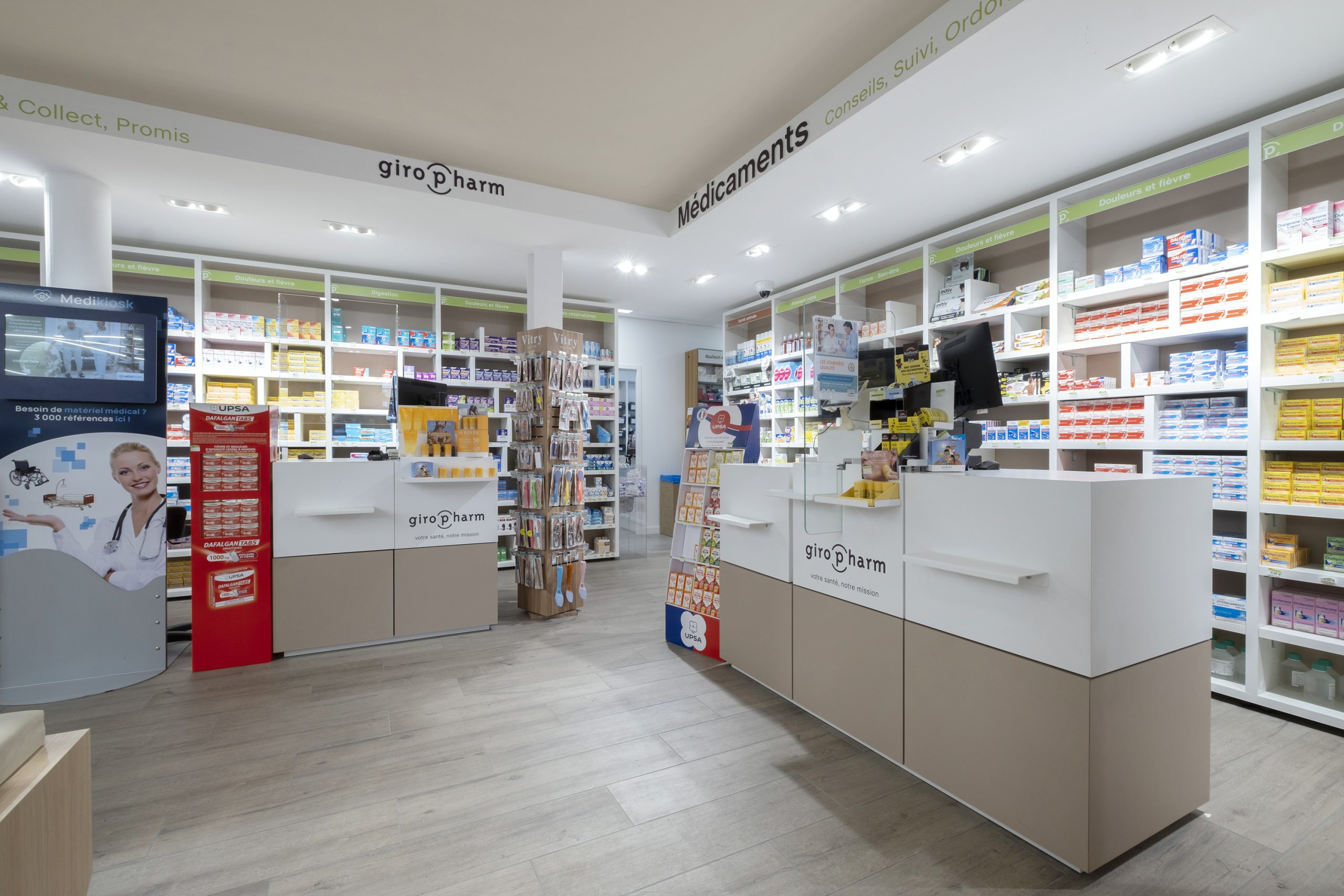 Comptoir Pixel. Linéaire MB12