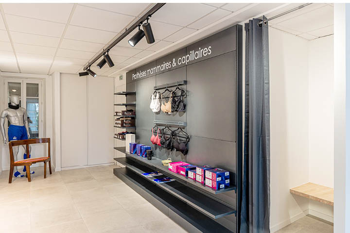 Espace oncologie dans l&#039;aménagement de la pharmacie.