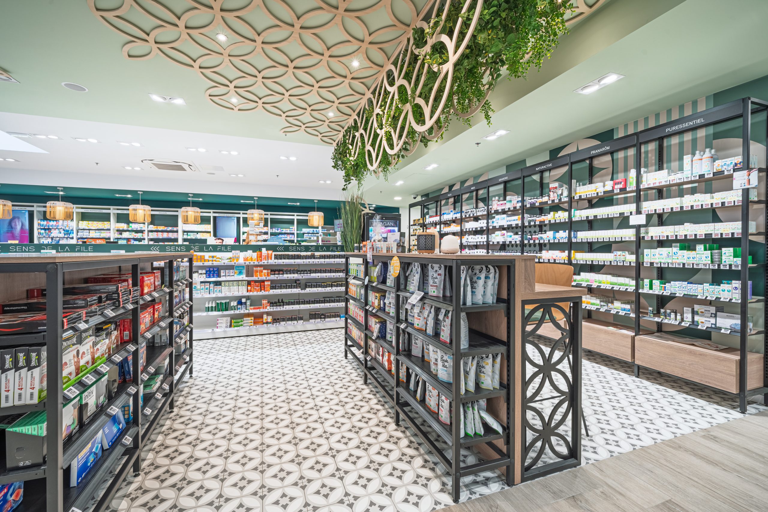 Espace nature. Sparkle Mobil M. Matériaux nobles en bois et lignes graphiques.