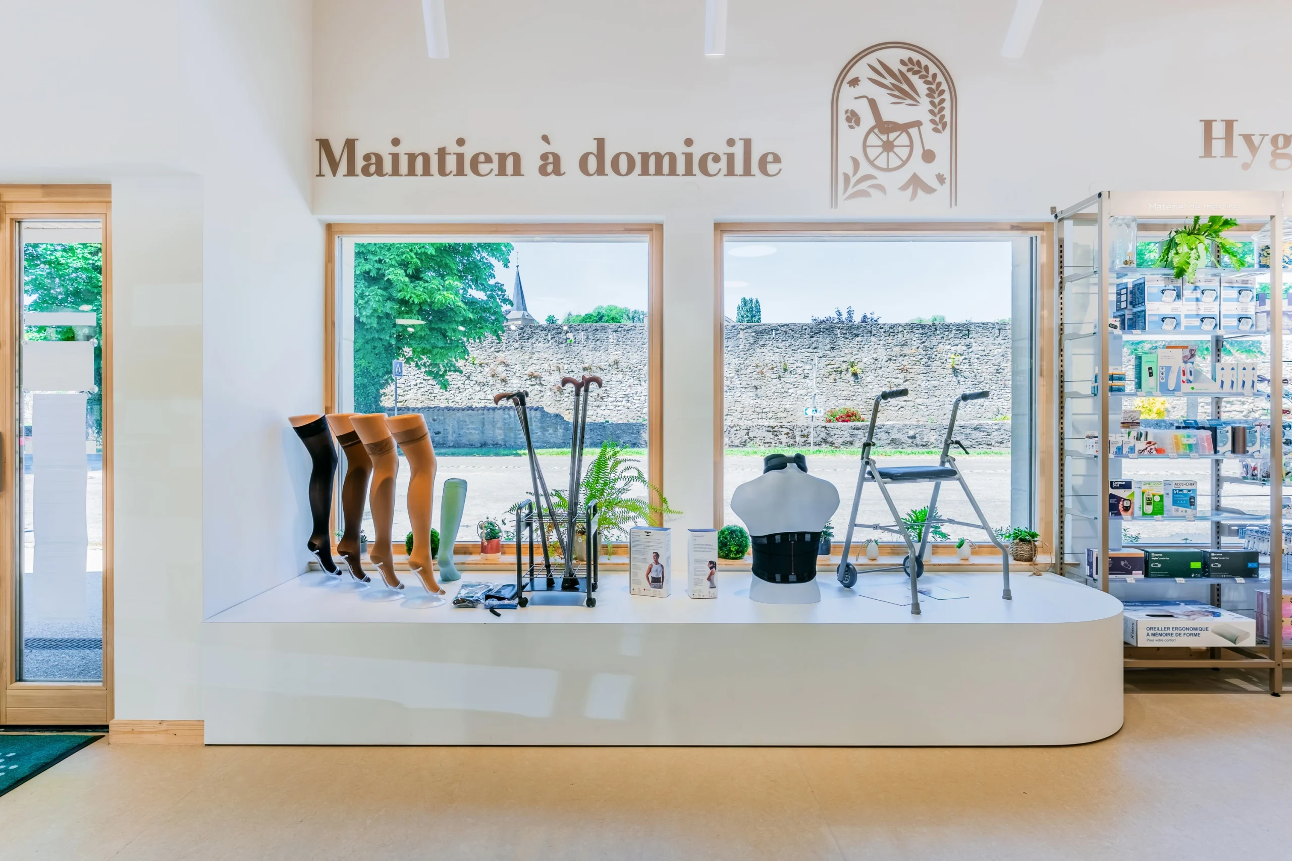 Espace maintien à domicile et matériel médical de la Pharmacie de Rodemack.