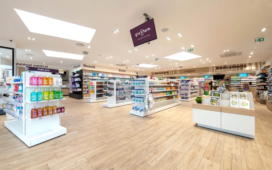 Espace de vente pharmacie