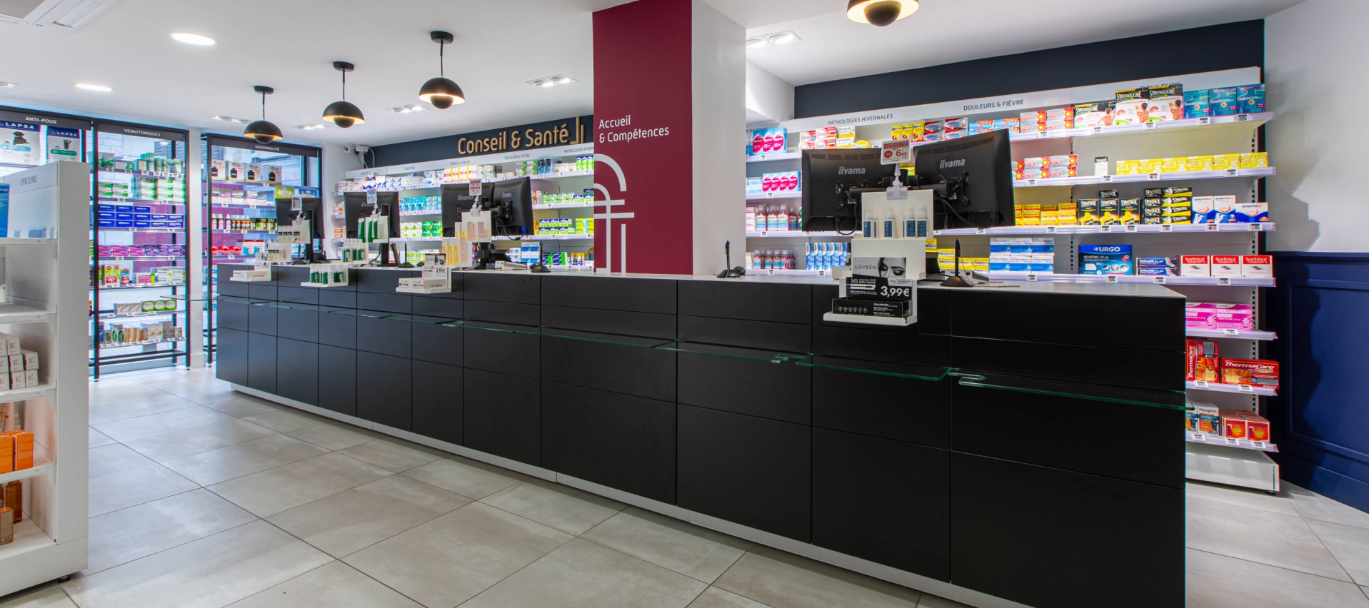 Pharmacie des Halles - Espace comptoir