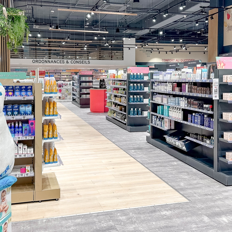 Espace de vente pharmacie 